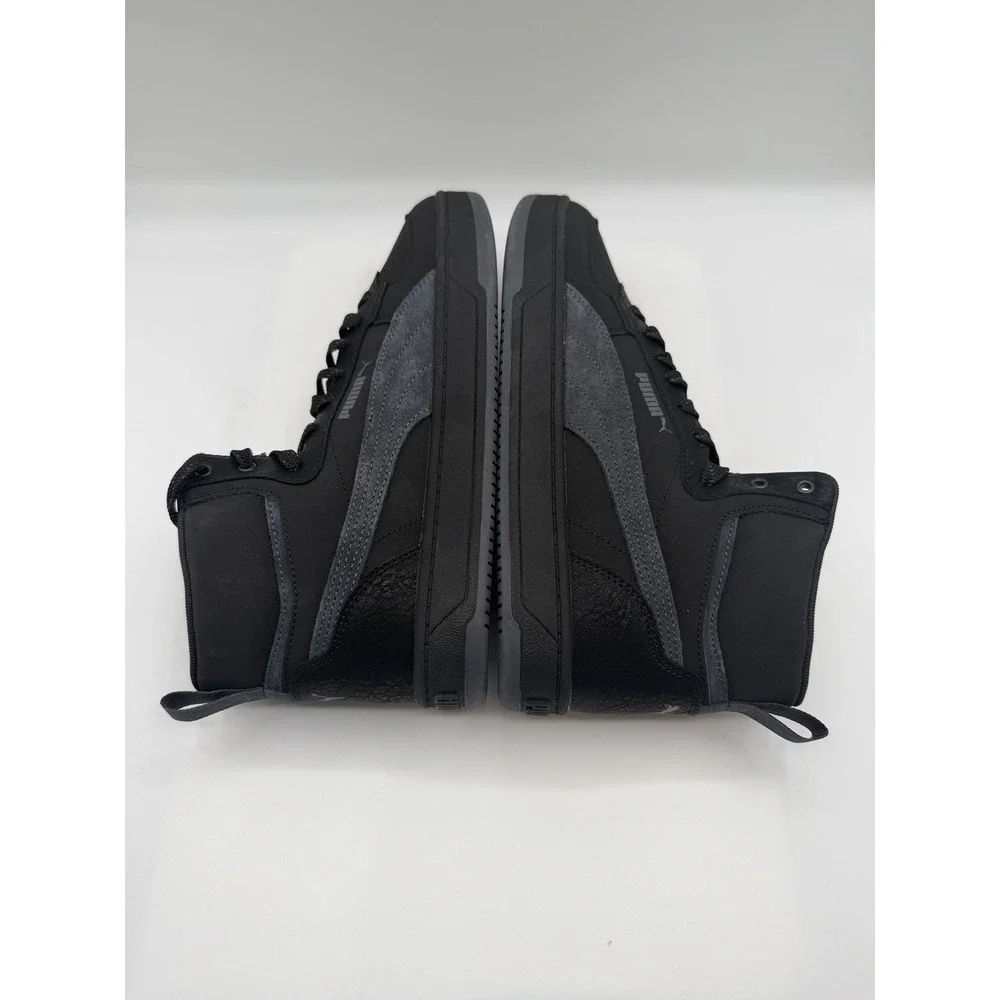 Puma Caven 2.0 Mid Buck Mix Sneaker, Men's 8.5, EU 41, Black Gray,#399020-01